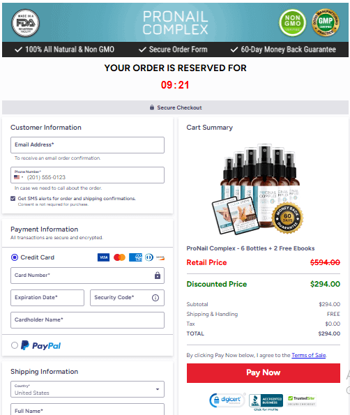 ProNail Complex - Secure Checkout 